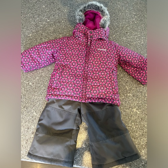 TWO Toddler Girl Winter Snow Suits 18 months. - Picture 1 of 8